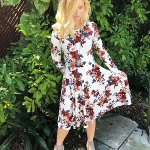 Modest Floral Dress